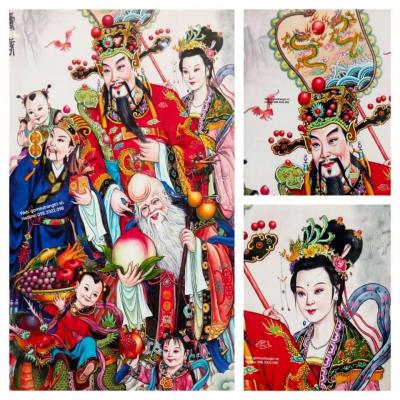 TRANH SỨ PHÚC LỘC THỌ TOÀN